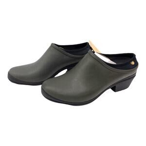 Bogs Vista Waterproof Rubber Heeled Clogs Women's Size 9 Olive green